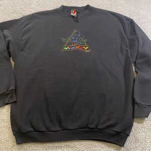 Vtg Mickey Mouse Mickey Unlimited Velva Sheen XLarge Crewneck Sweatshirt